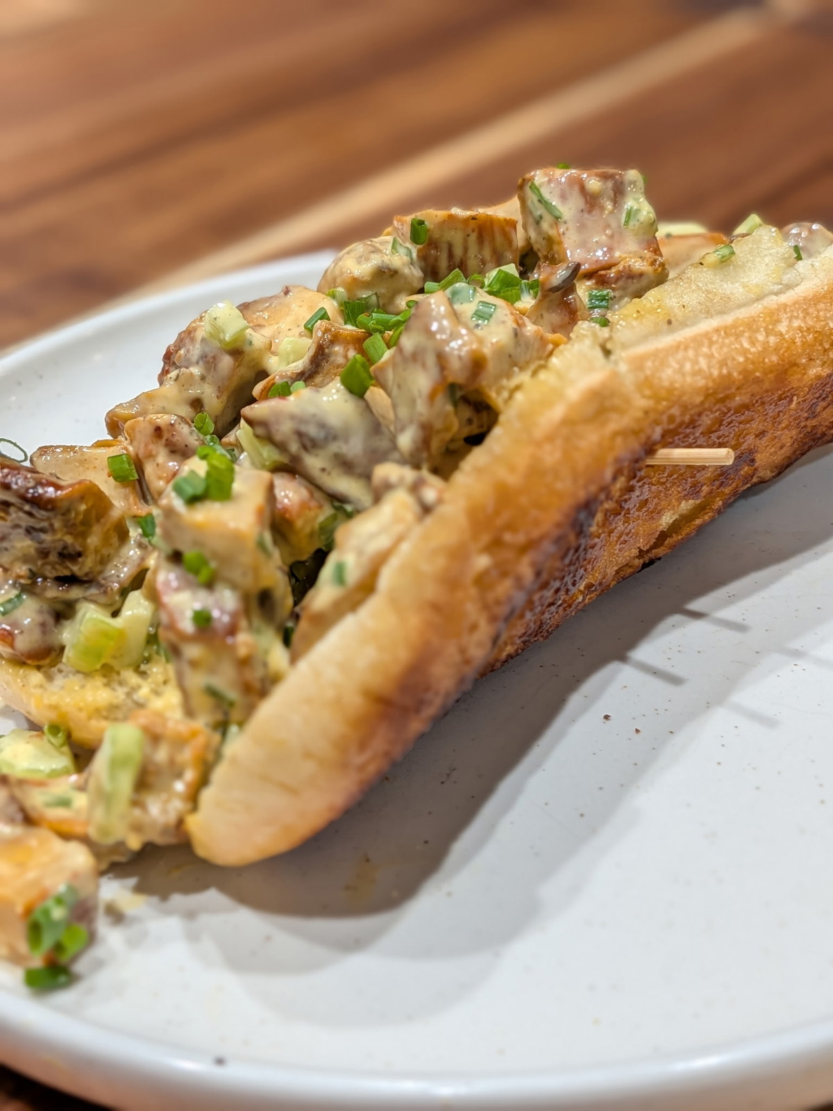 Lobster Mushroom "Lobster" Rolls
