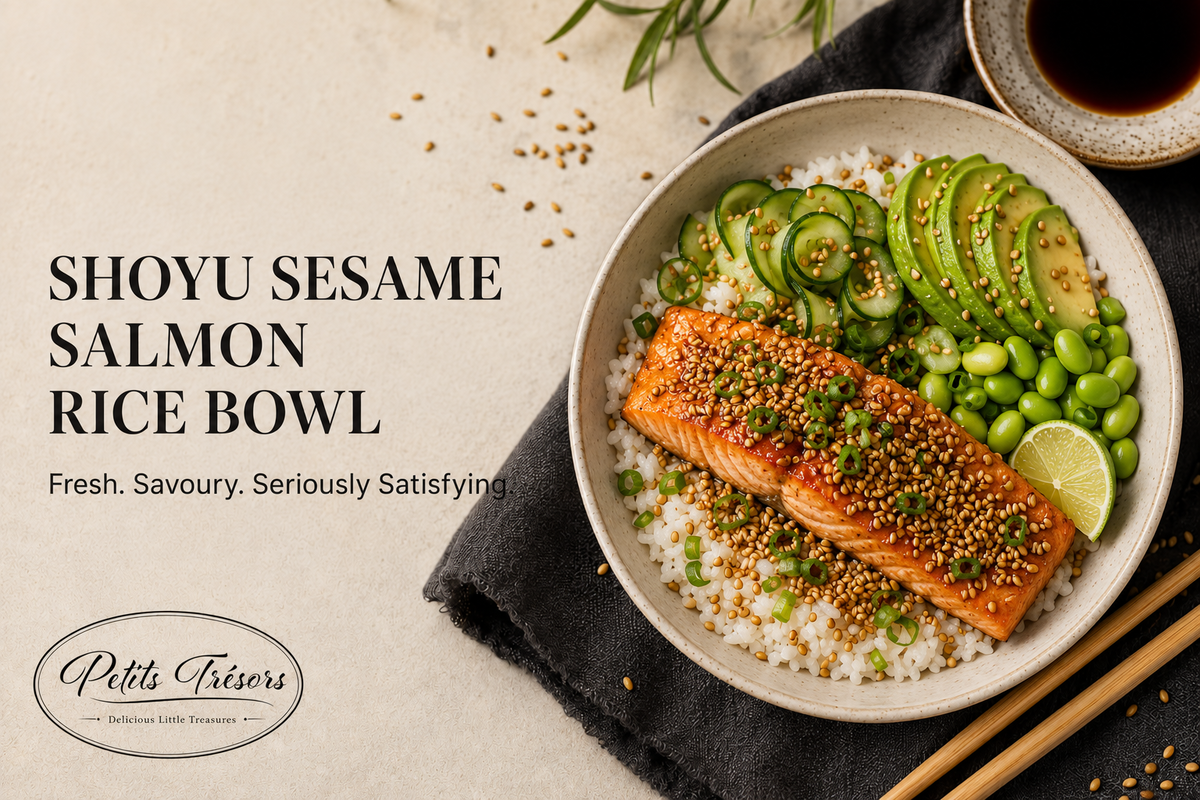 Shoyu Sesame Salmon Rice Bowl