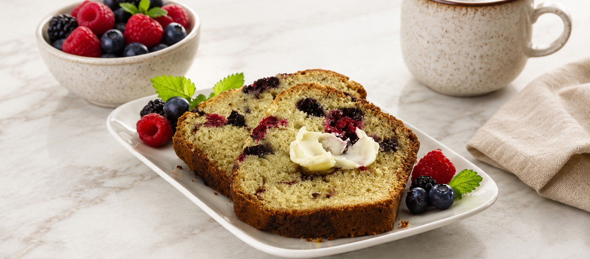Berry Cinnamon Quick Bread