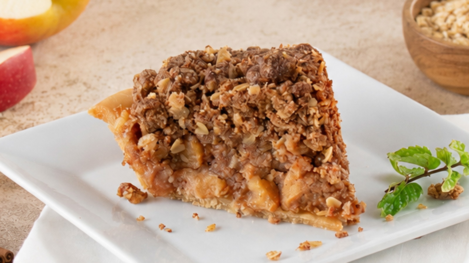 Dairy & Gluten-Free Apple Crisp Pie recipe using Culinary Genie Salt-Free Cinnamon & Orange Seasoning Blend