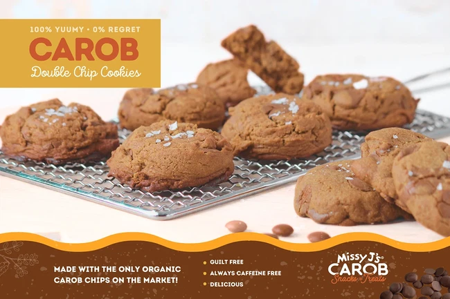 Image of CAROB DOUBLE CHIP COOKIES