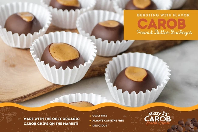 Image of CAROB PEANUT BUTTER BUCKEYES