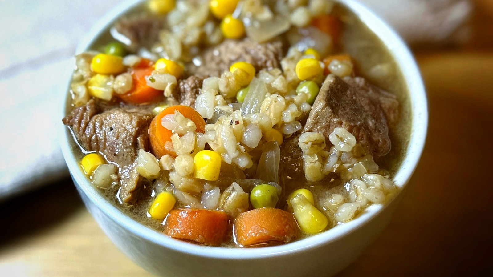 Slow-Cooker Beef and Barley Soup