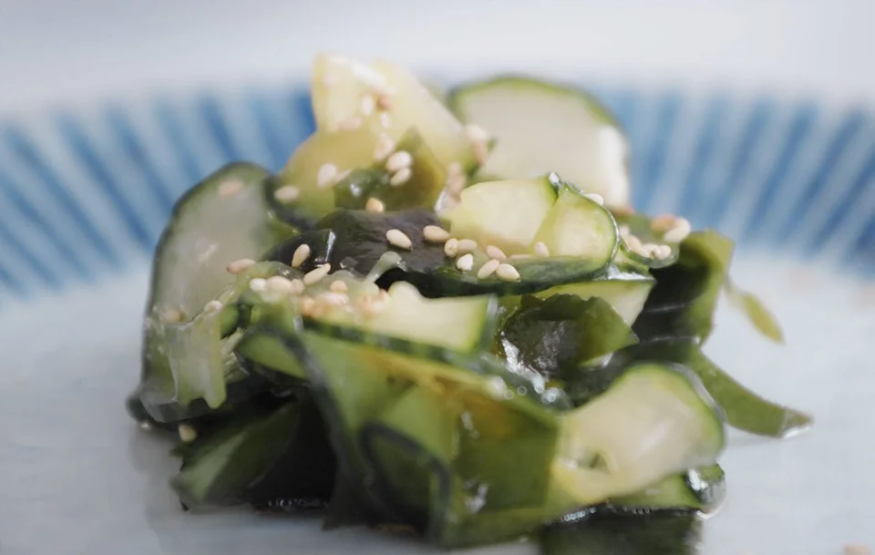 Sunomono Wakame Cucumber Salad