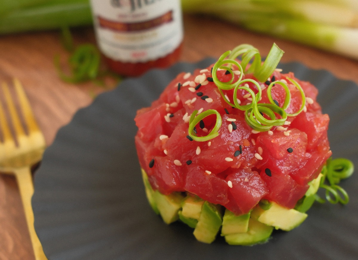 Horn & Heat Tuna Tartare with Rhino Doctor Reserve