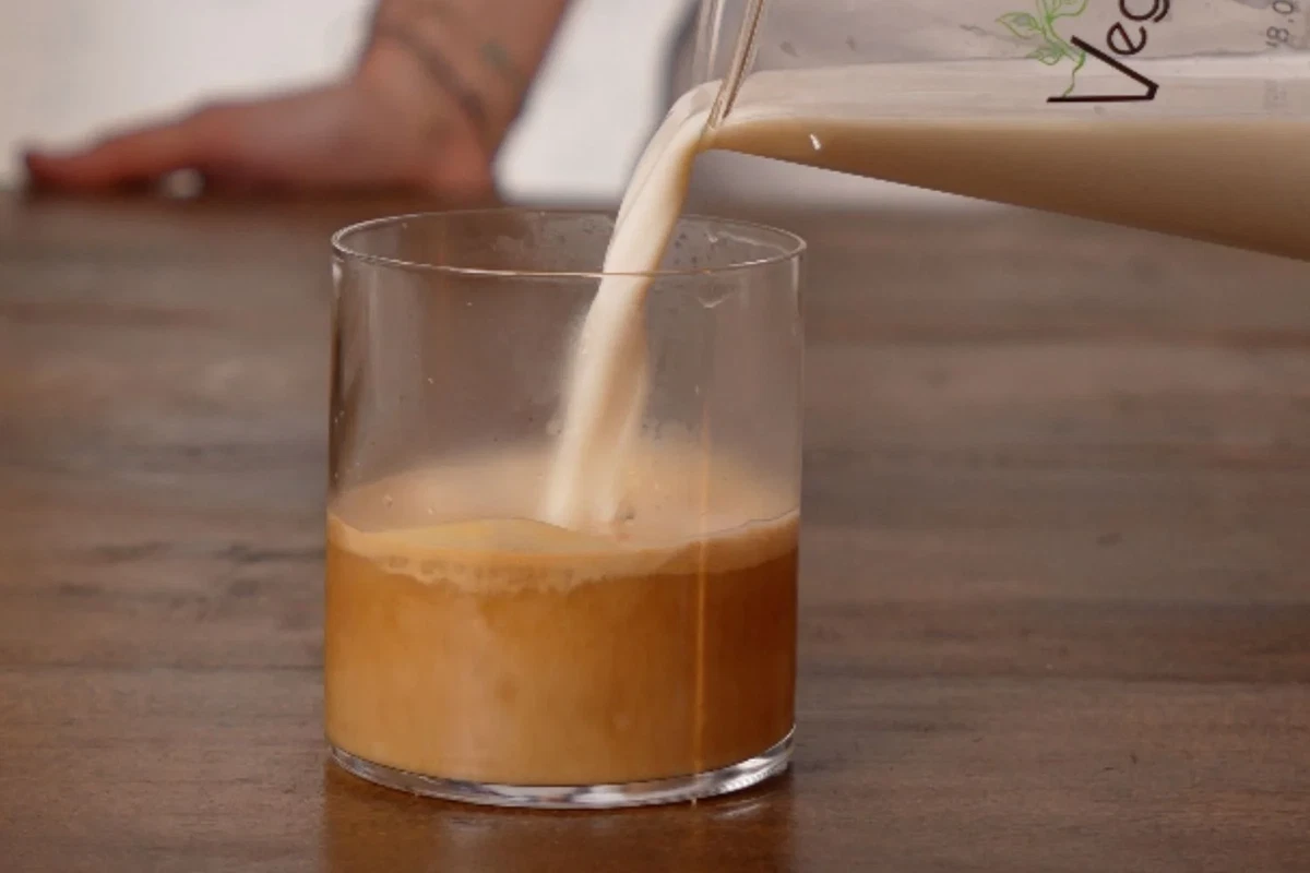 Café com horchata caseira