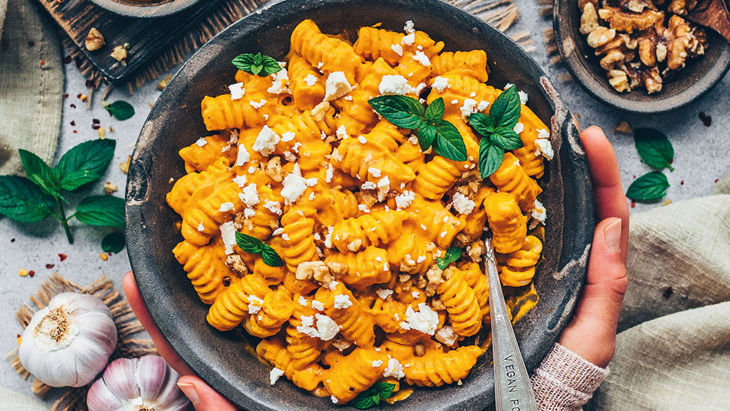 Image of Pasta mit Kürbissauce