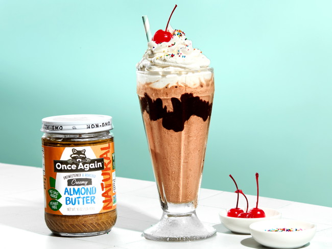 Image of Chocolate-Almond Butter Malted Milk Shake