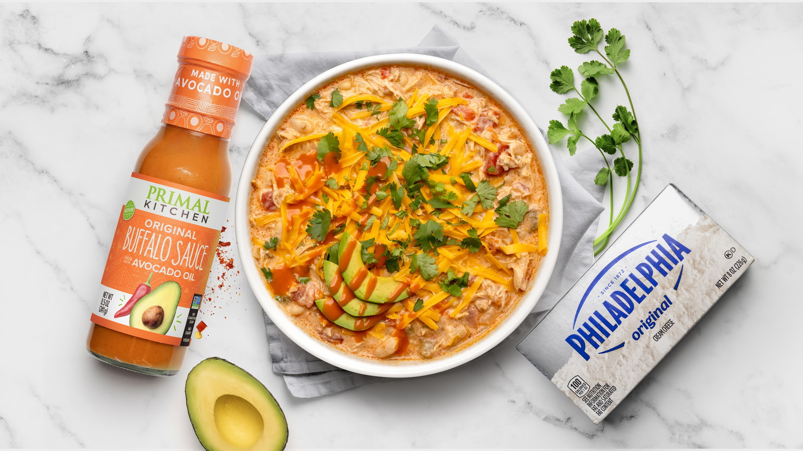 Image of Creamy Buffalo Chicken Chili