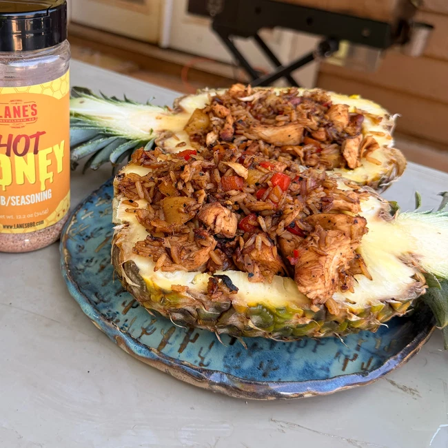Image of Hot Honey Hibachi Chicken Pineapple Bowl