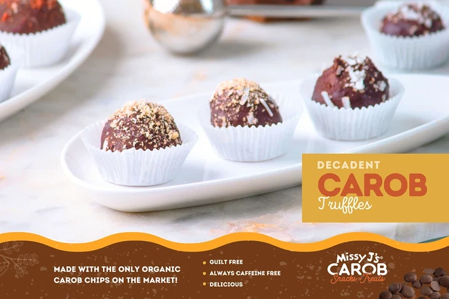 Image of DECADENT CAROB TRUFFLES