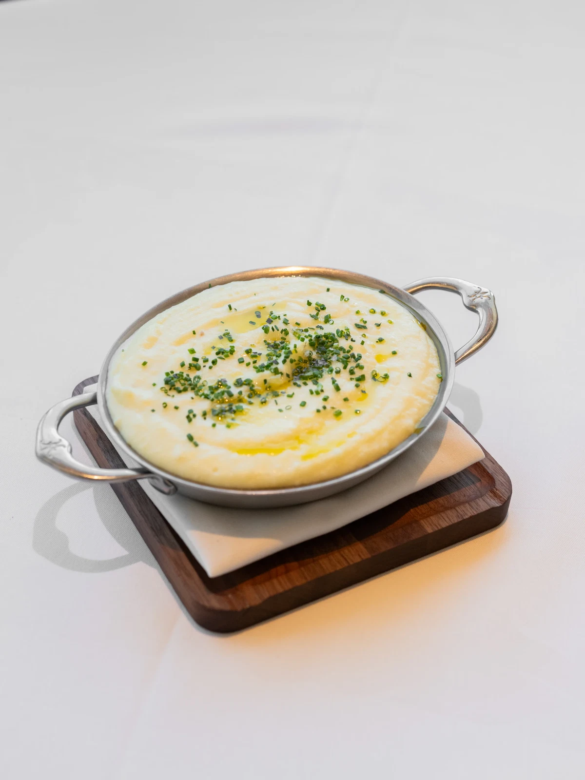 Creamy Potato Puree with Garlic and Chives