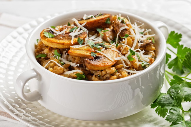 Image of 🍄 Classic Italian Mushroom Risotto