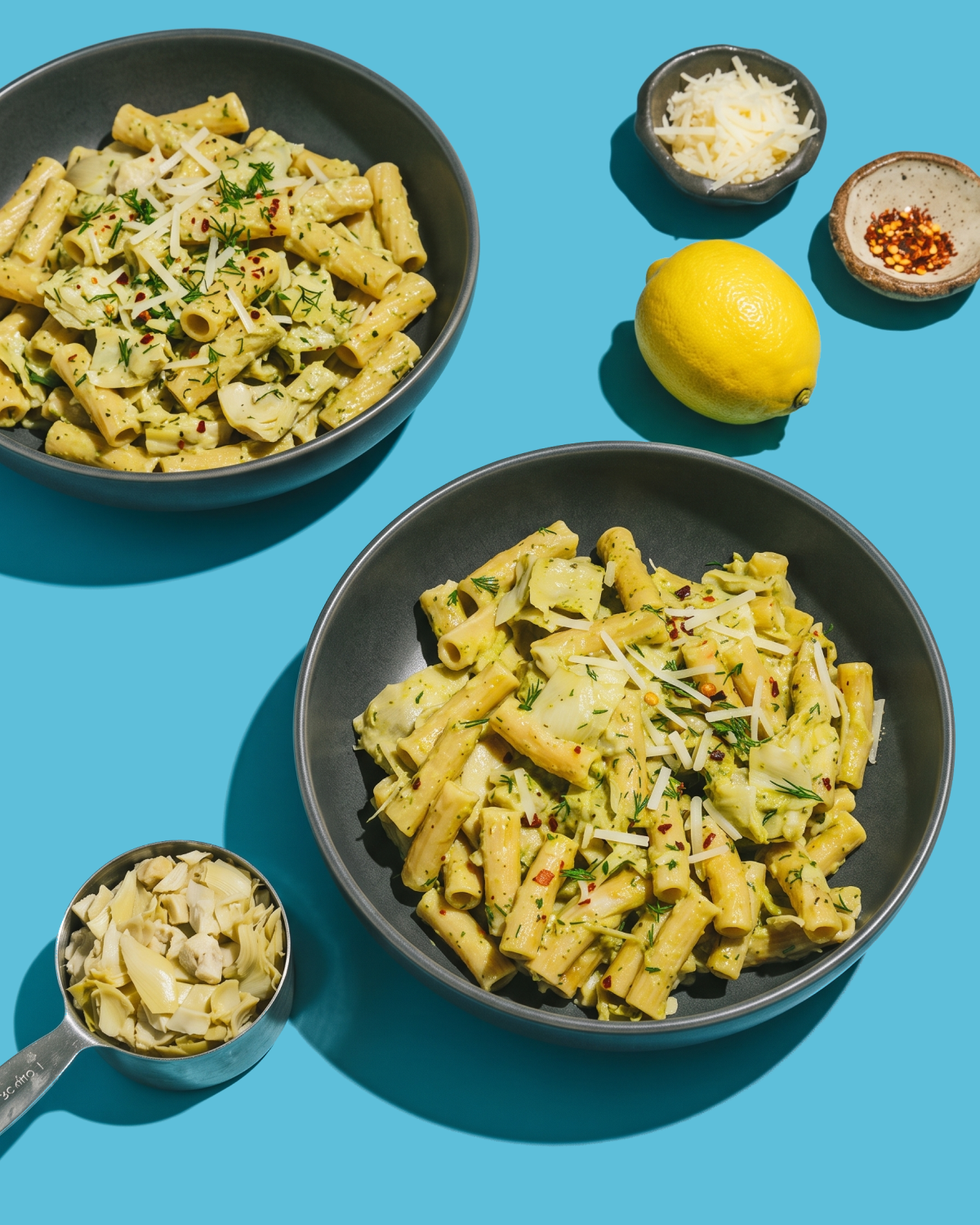 Easy Pesto Artichoke Pasta
