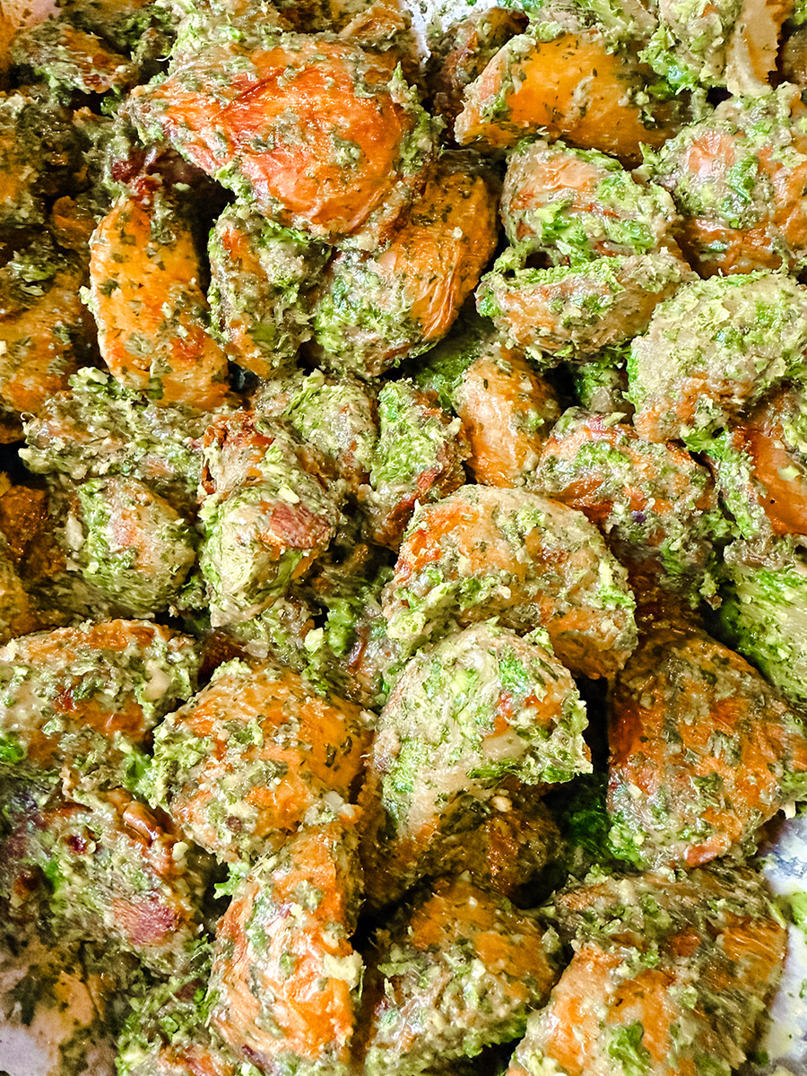 Crispy Green Potato Salad
