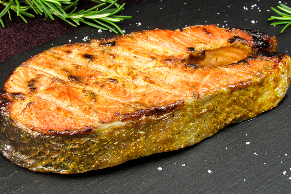 Wild Salmon in Fennel Sauce
