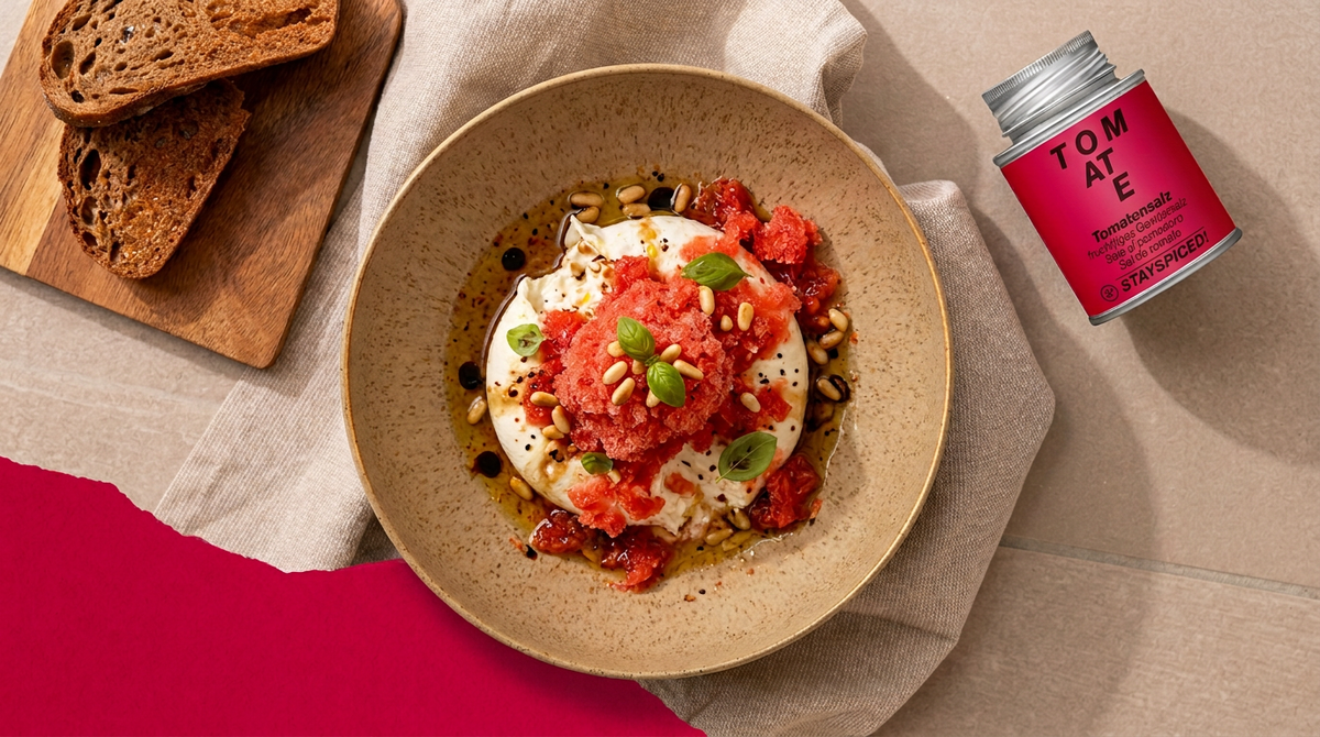 Shaved Tomateneis mit Burrata | Rezept