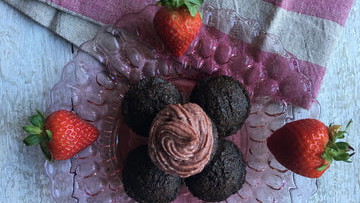 Image of Three Beet Brownie Bites