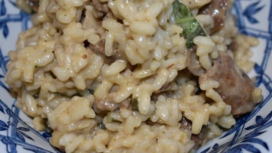 Image of Wild Ramp and Pork Risotto