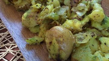 Image of Crispy Leek Potatoes