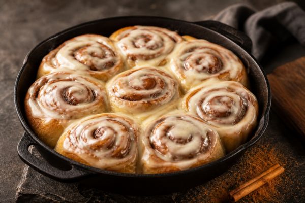 Image of Classic Homemade Cinnamon Rolls with Organic Ceylon Cinnamon Powder
