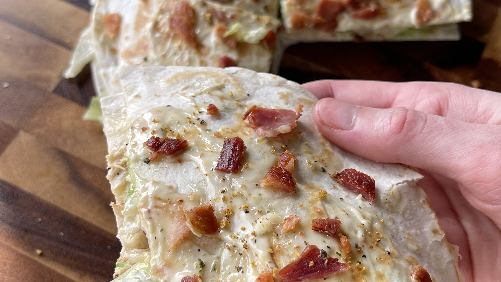 Image of Caesar Style Chicken Quesadilla