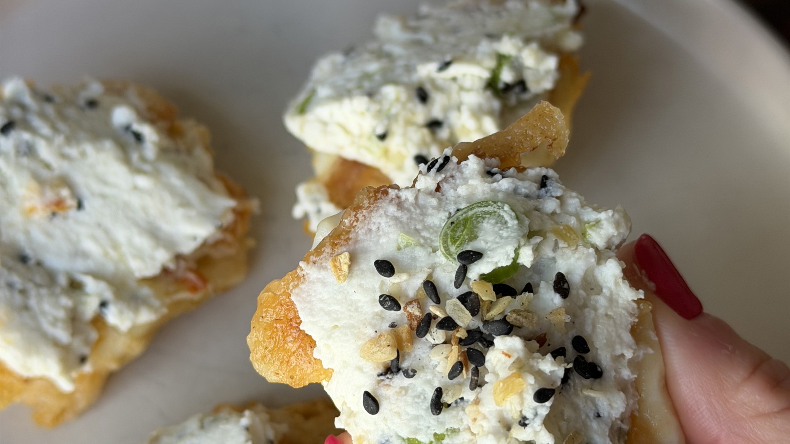 Crispy Parmesan Everything Bagel Eggs