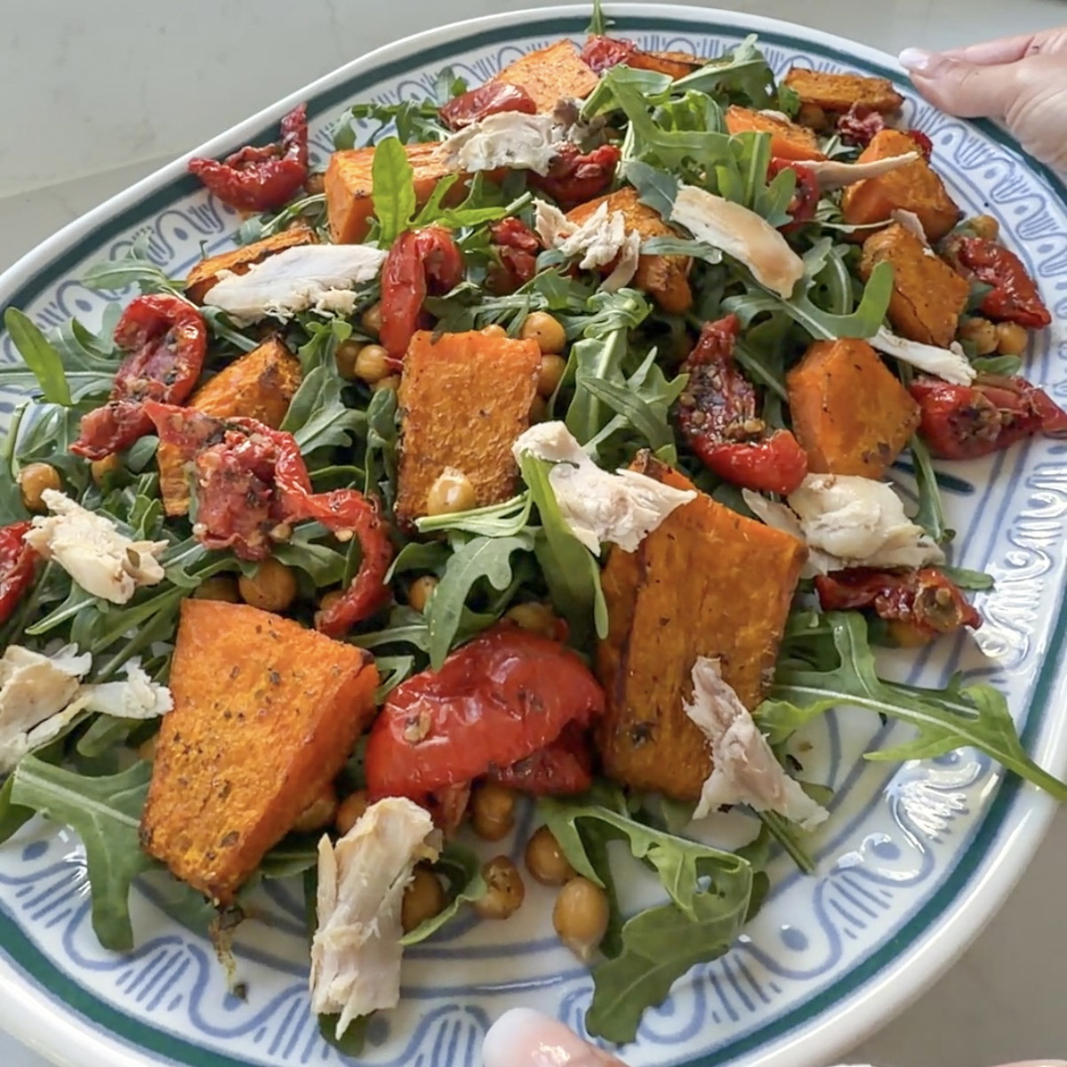 Roasted Pumpkin & Chickpea Salad Recipe