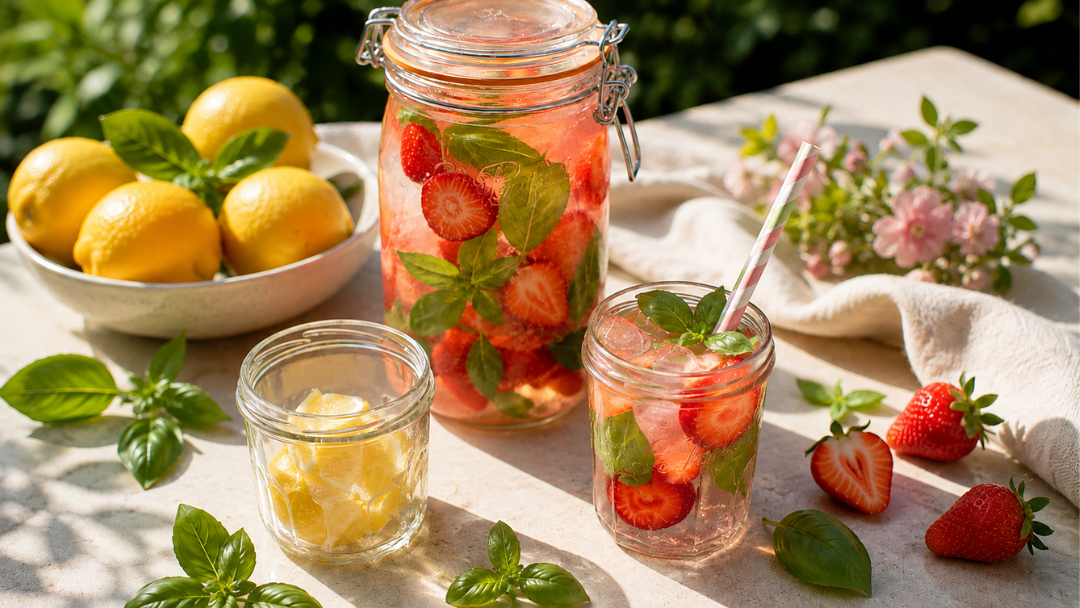 Image of Strawberry Basil Sparkler