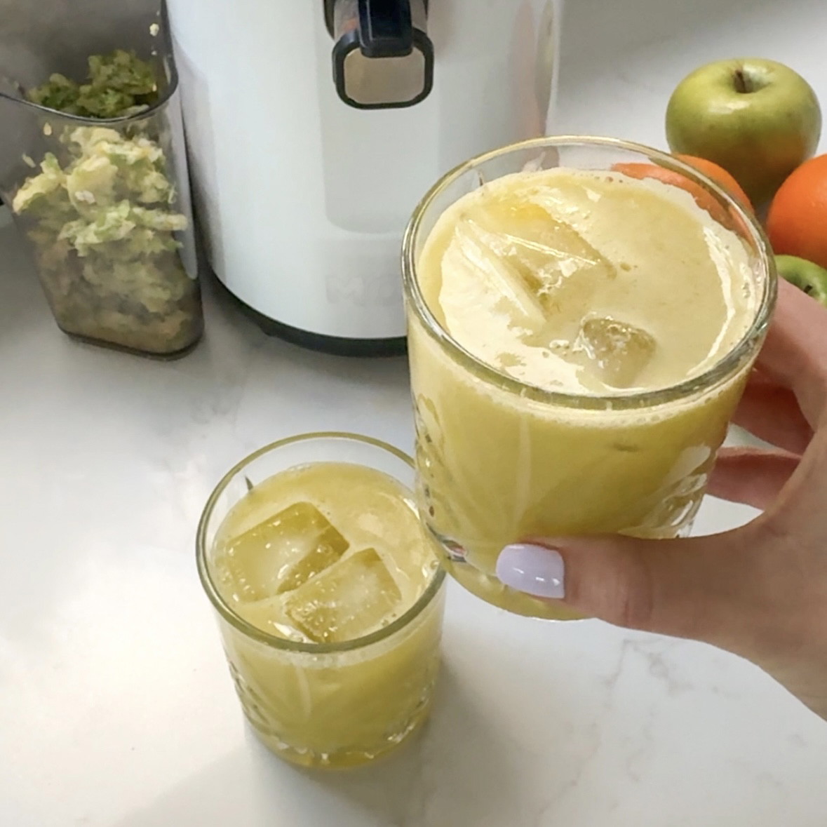 Homemade Apple & Orange Juice