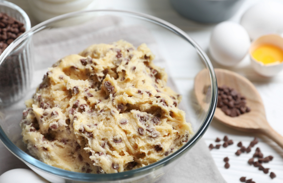 Masa de muffins con chips de chocolate