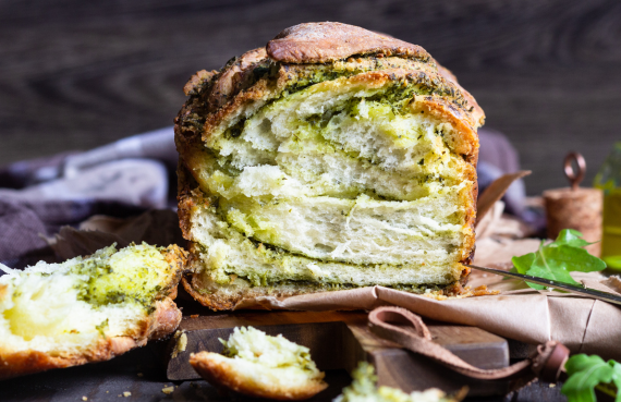 Pan Suave de Pesto