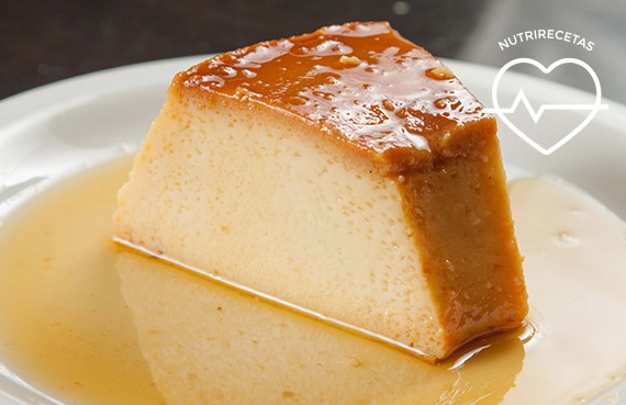 Flan de cola de mono sin azúcar