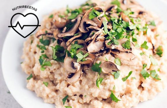 Risotto integral al vino tinto