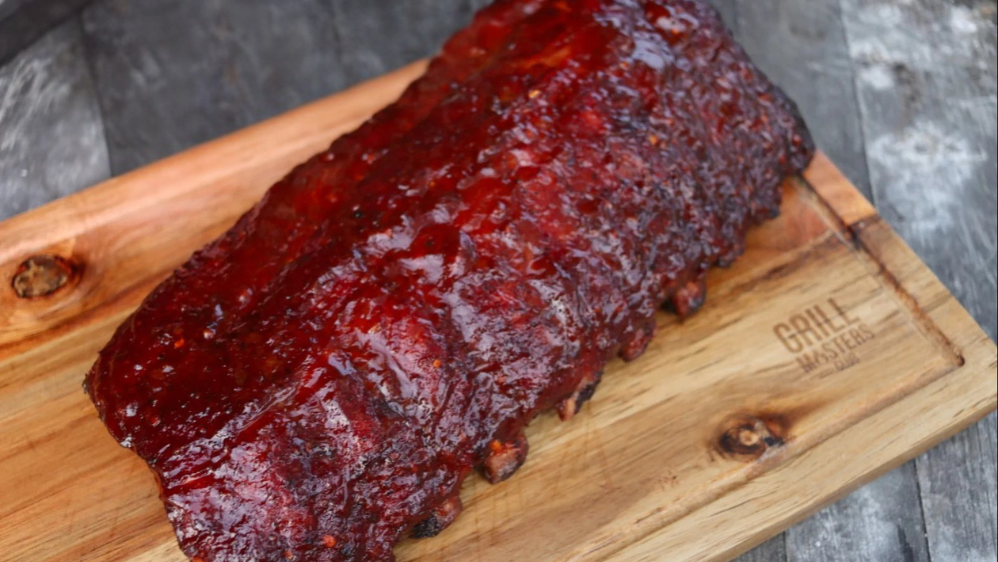 Image of No-Wrap Competition-Style Ribs feat. Heath Riles Competition Rub + Southern Gal's BBQ Sauce