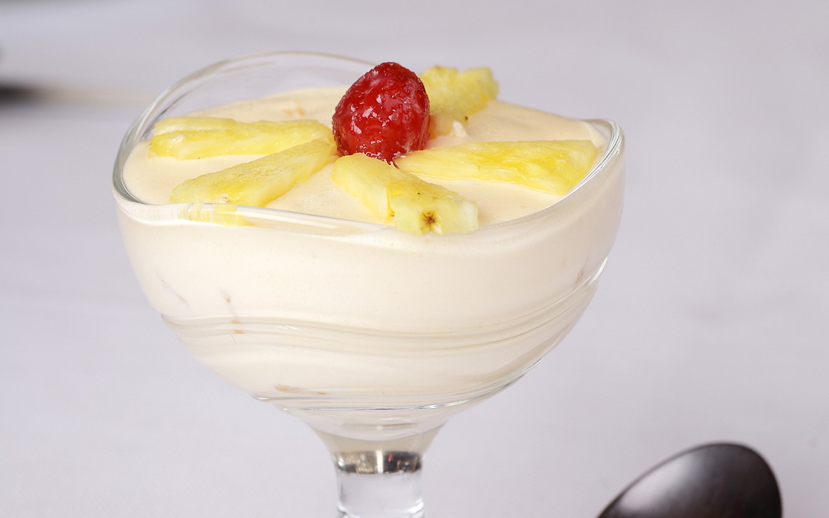 Mousse de piña