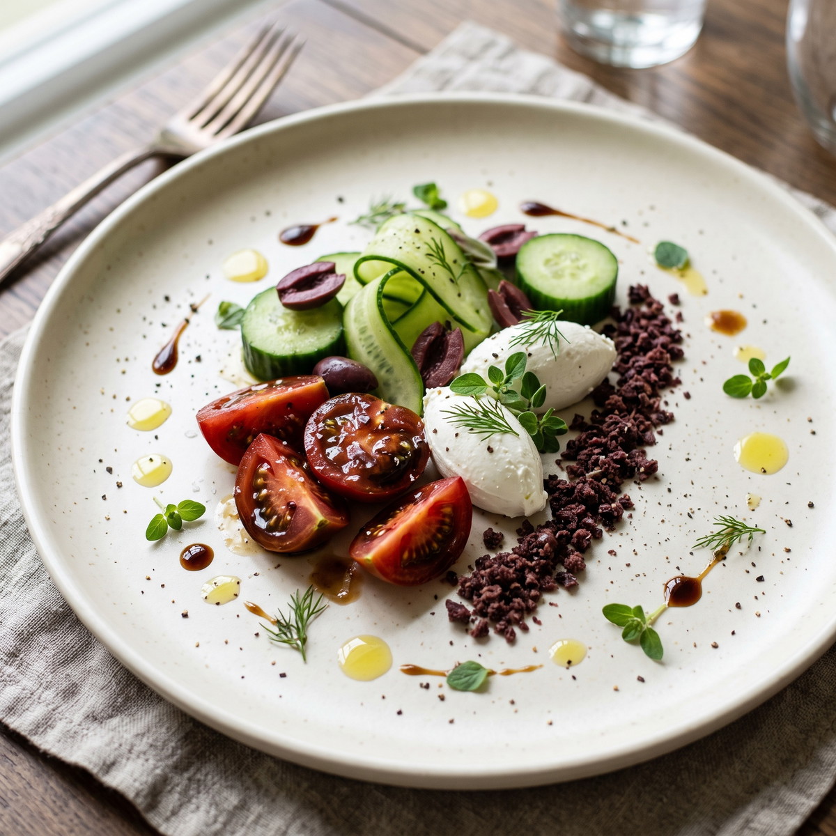 Deconstructed Greek Salad