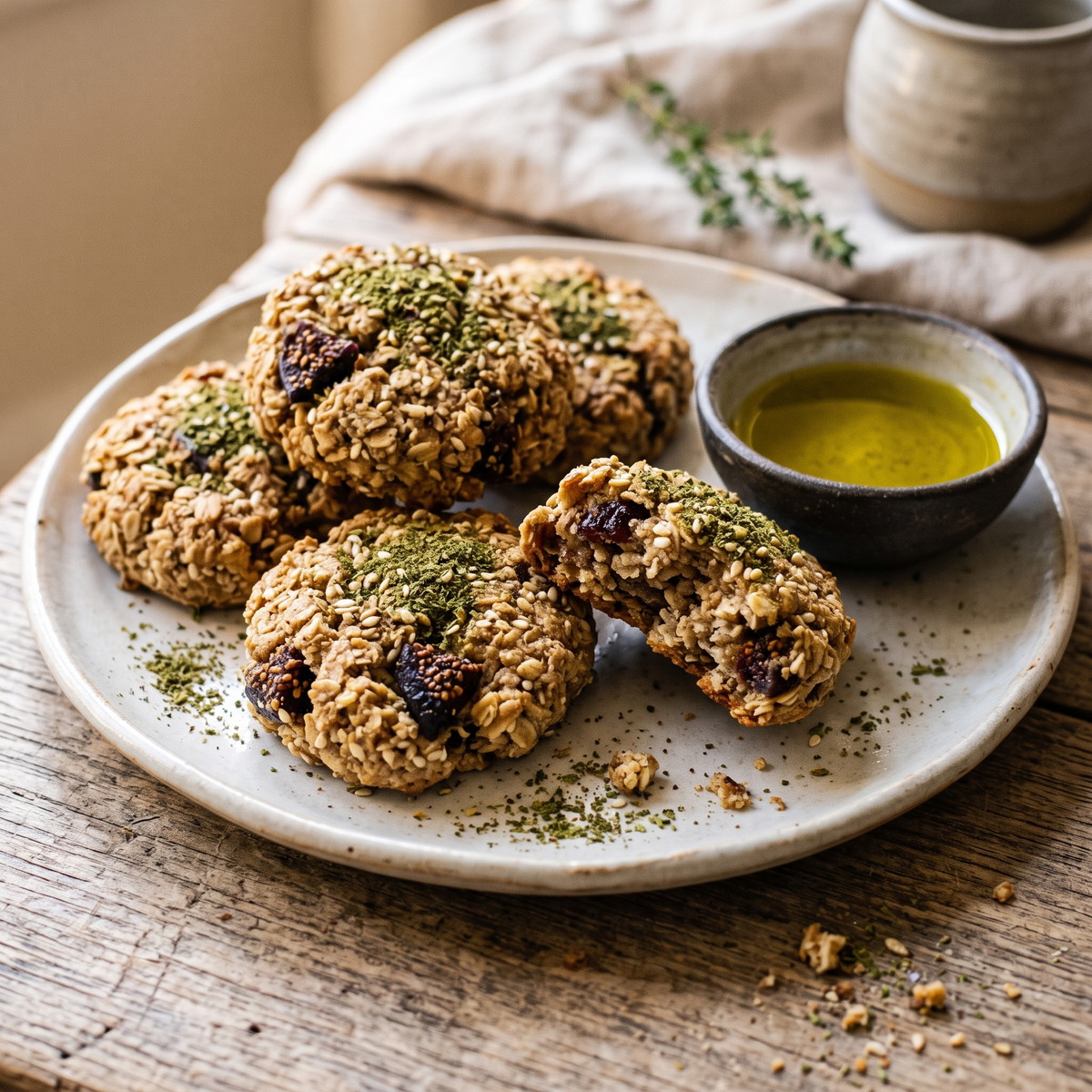 Za'atar and Fig Biscuits