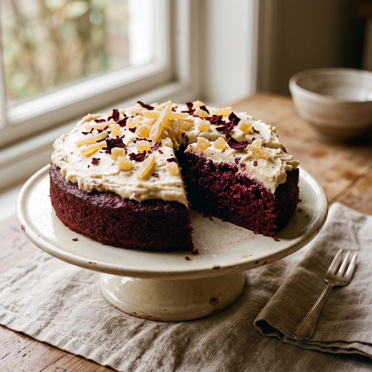 Beetroot and Ginger Cake