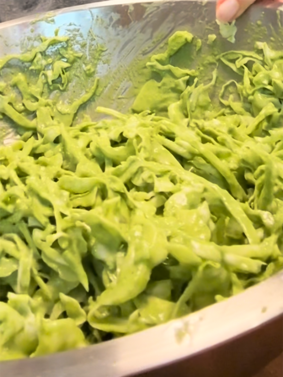 Green Tahini Slaw