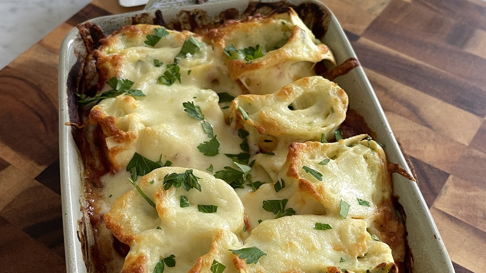 Image of Speedy Ricotta and Spinach Rolled Lasagne