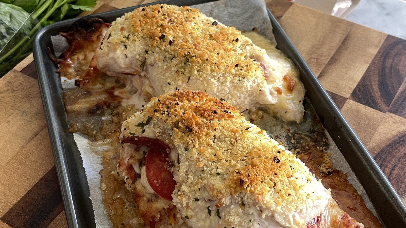 Image of Cheesy Pizza Stuffed Chicken