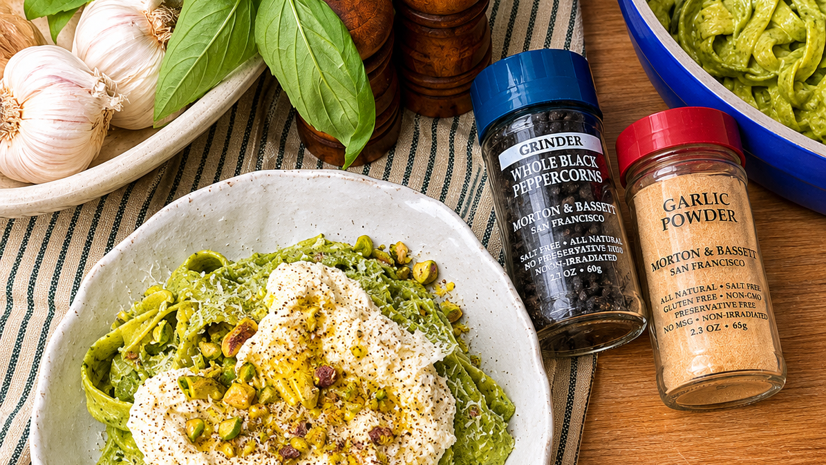 Image of Pistachio Pesto Burrata Pasta