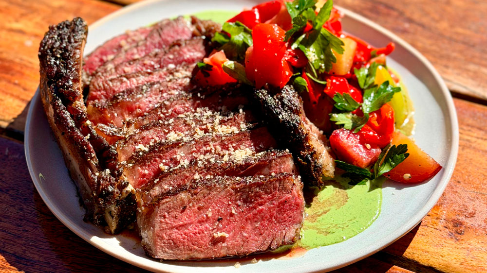 Dry Aged Ribeye & Summer Salad