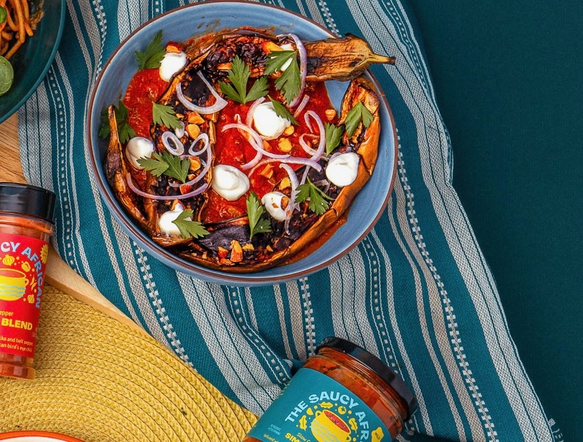 The Saucy African Charred Eggplant