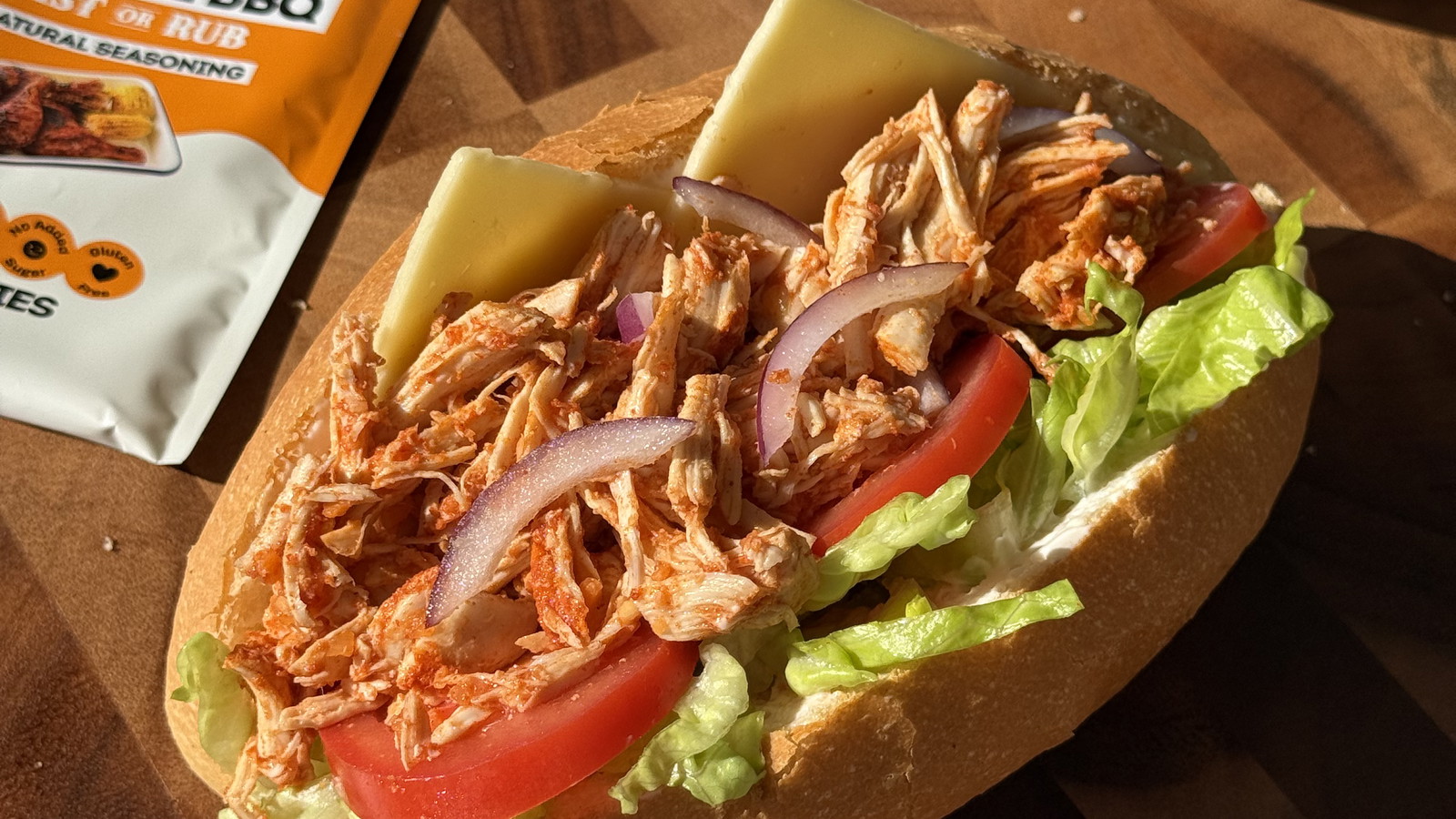 Image of Slow Cooked Peri Peri Chicken Rolls