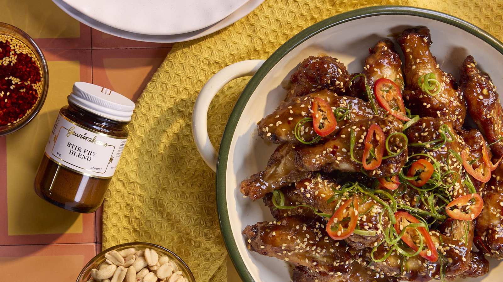 Image of Honey Soy Glazed Sticky Chicken Wings 