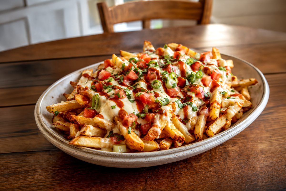 Roja Brava Loaded Queso Fries