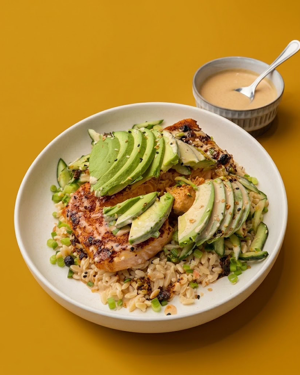 Salmon Avocado Power Bowl