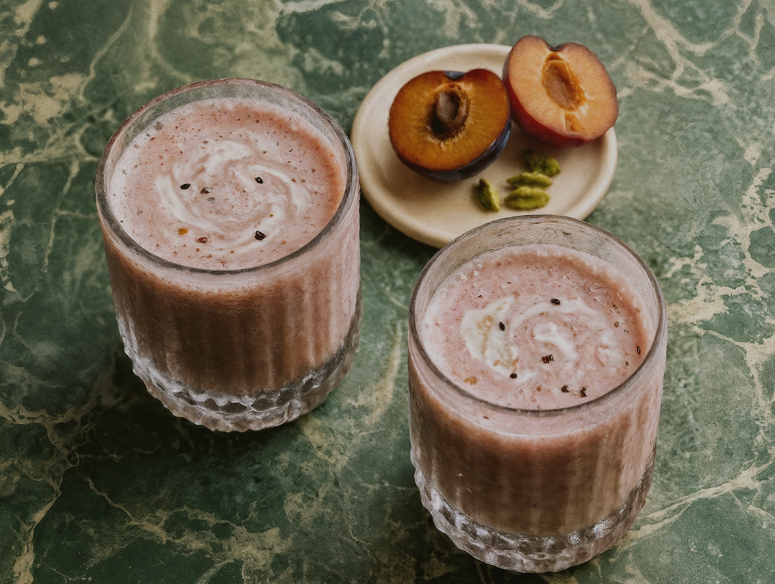 Plum, Black Pepper & Cardamom Lassi